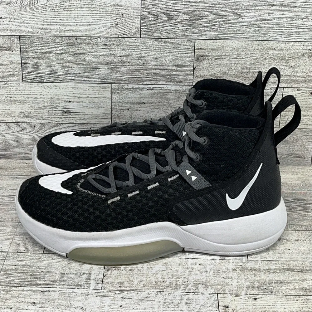 Nike Zoom Rize Team Black‎ Black White Gray BQ5468-001 Men Size 7